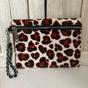 Brighton Leopard Print Clutch Bag